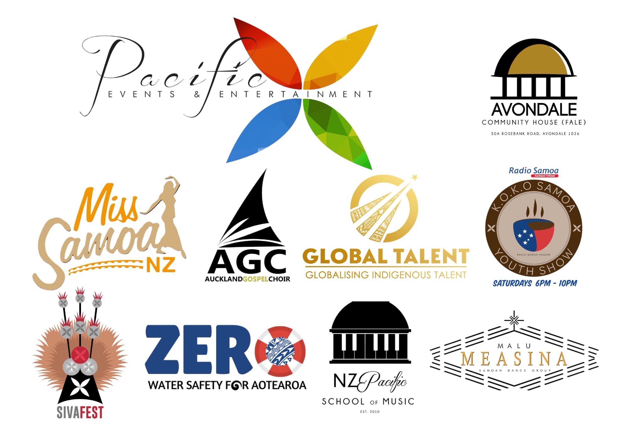 Pacific Events & Entertainment partners collage